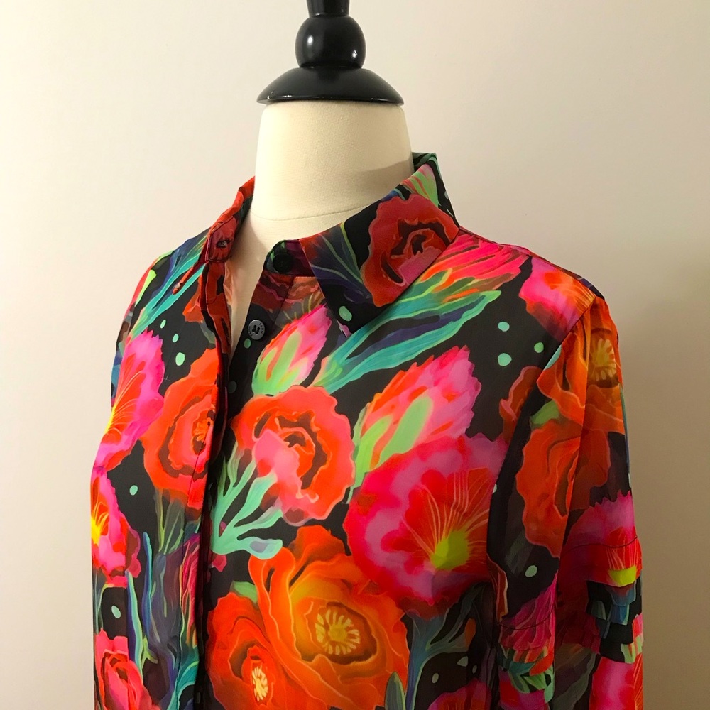 NWT Anthropologie X Farm Rio Women’s Fabulous Floral Dress
